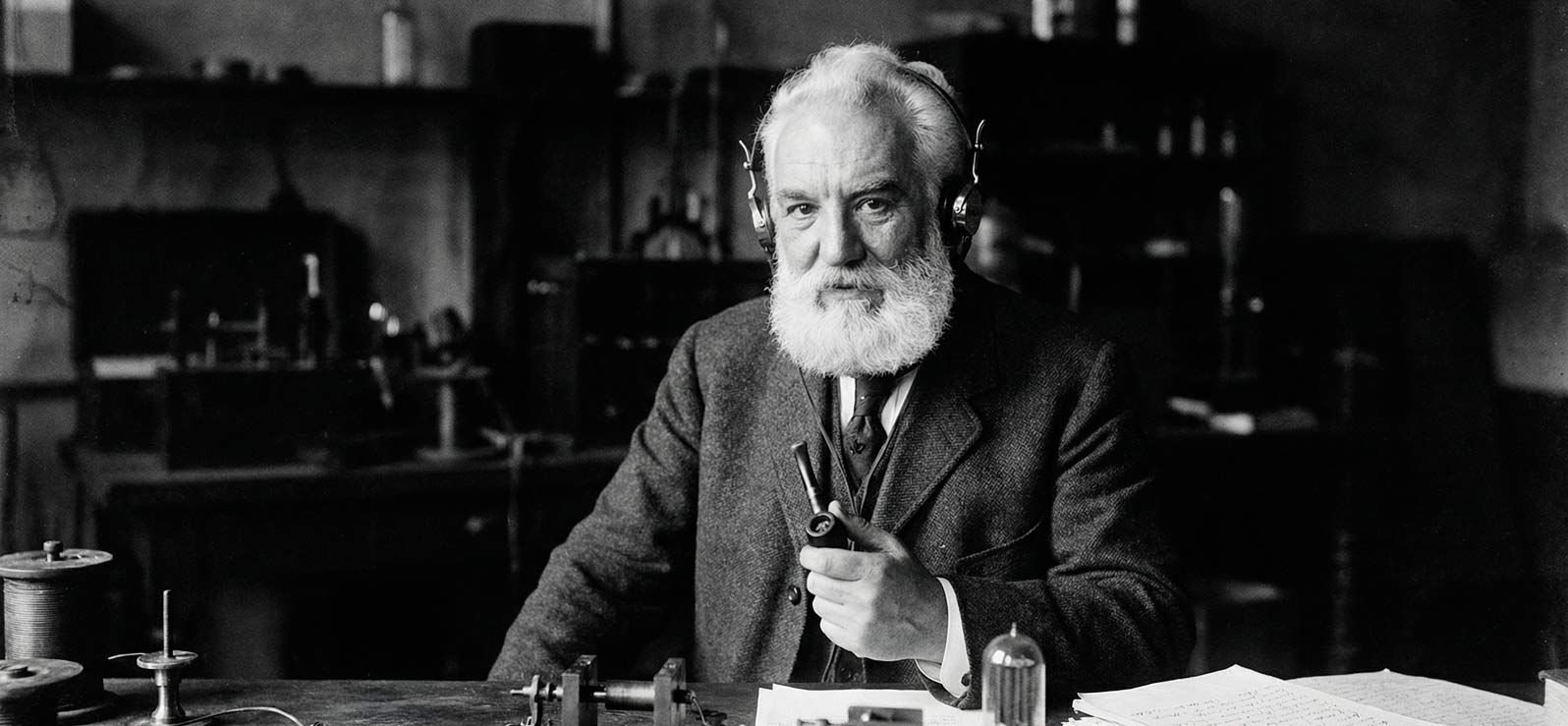 Alexander Graham Bell first telephone