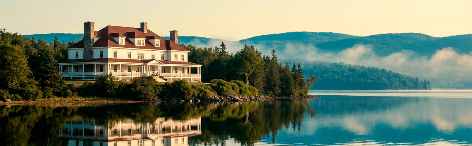 panoramic view of Beinn Bhreagh estate